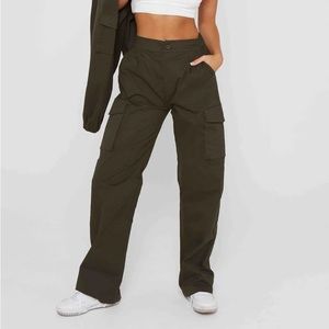LUXE TO KILL KHAKI CANVAS CARGO PANTS